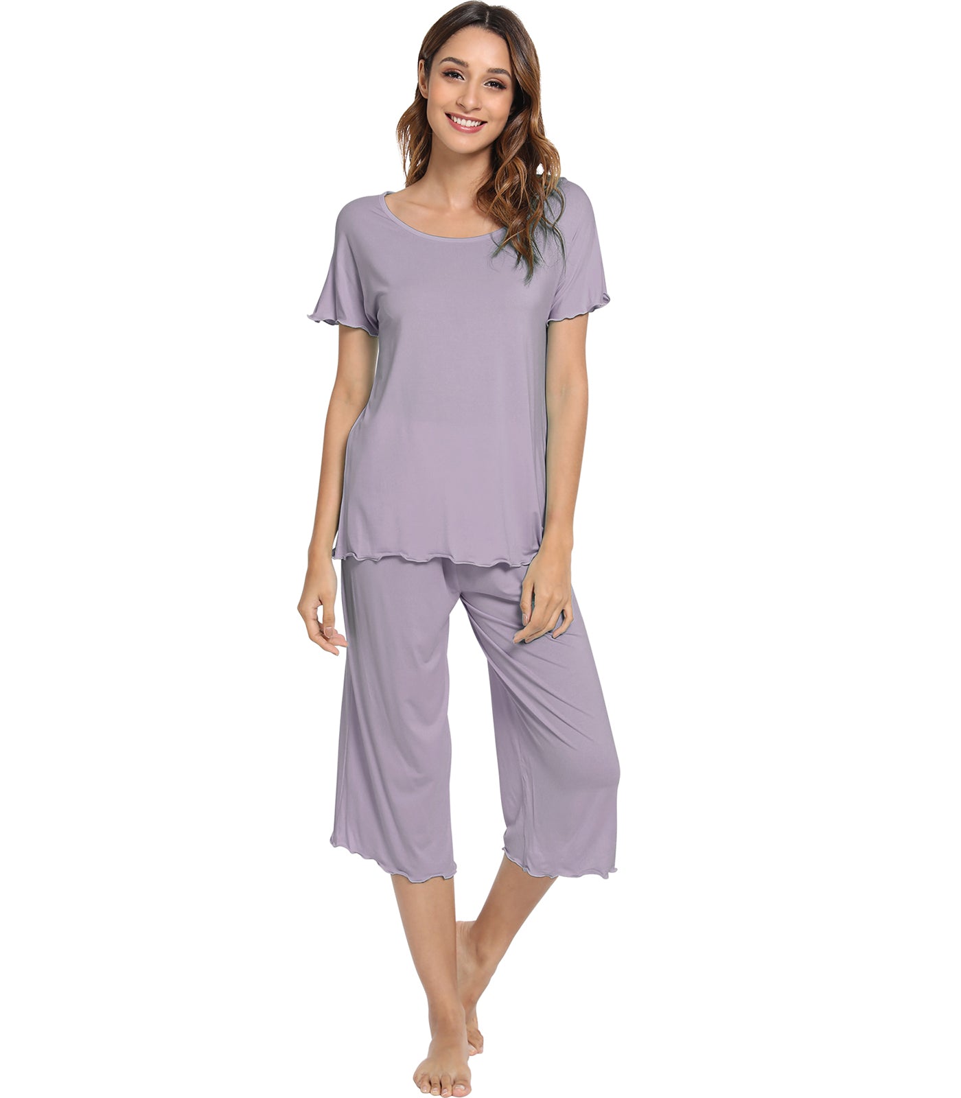 WiWi Women's Soft Bamboo Pajama Set