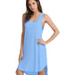 WiWi Womens Scoop Neck Sleeveless Nightgowns
