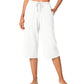 WiWi Womens Bamboo Comfy Capri Pants