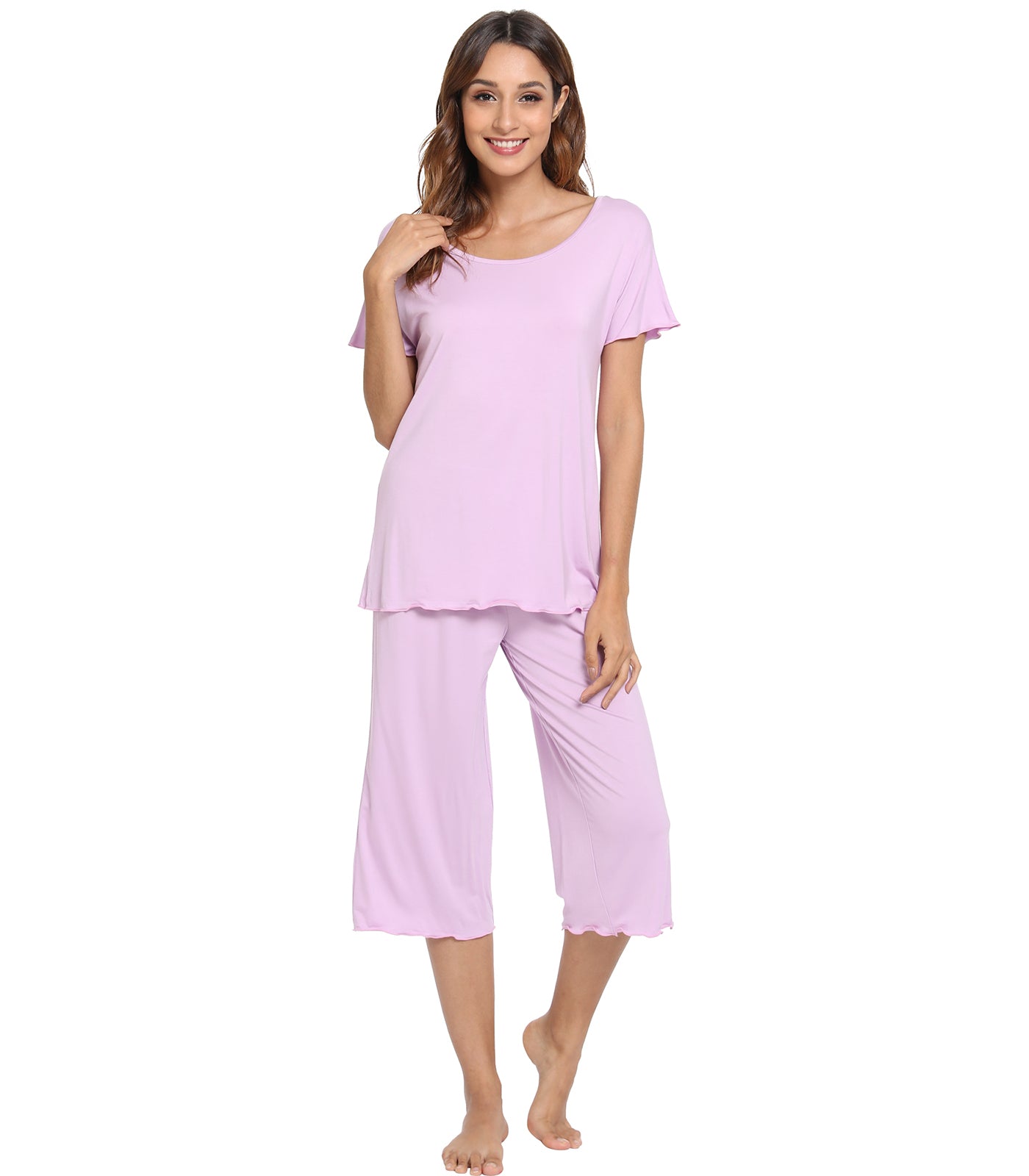 WiWi Women's Soft Bamboo Pajama Set