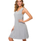 WiWi Women's Bamboo Sleeveless Soft Nightgown