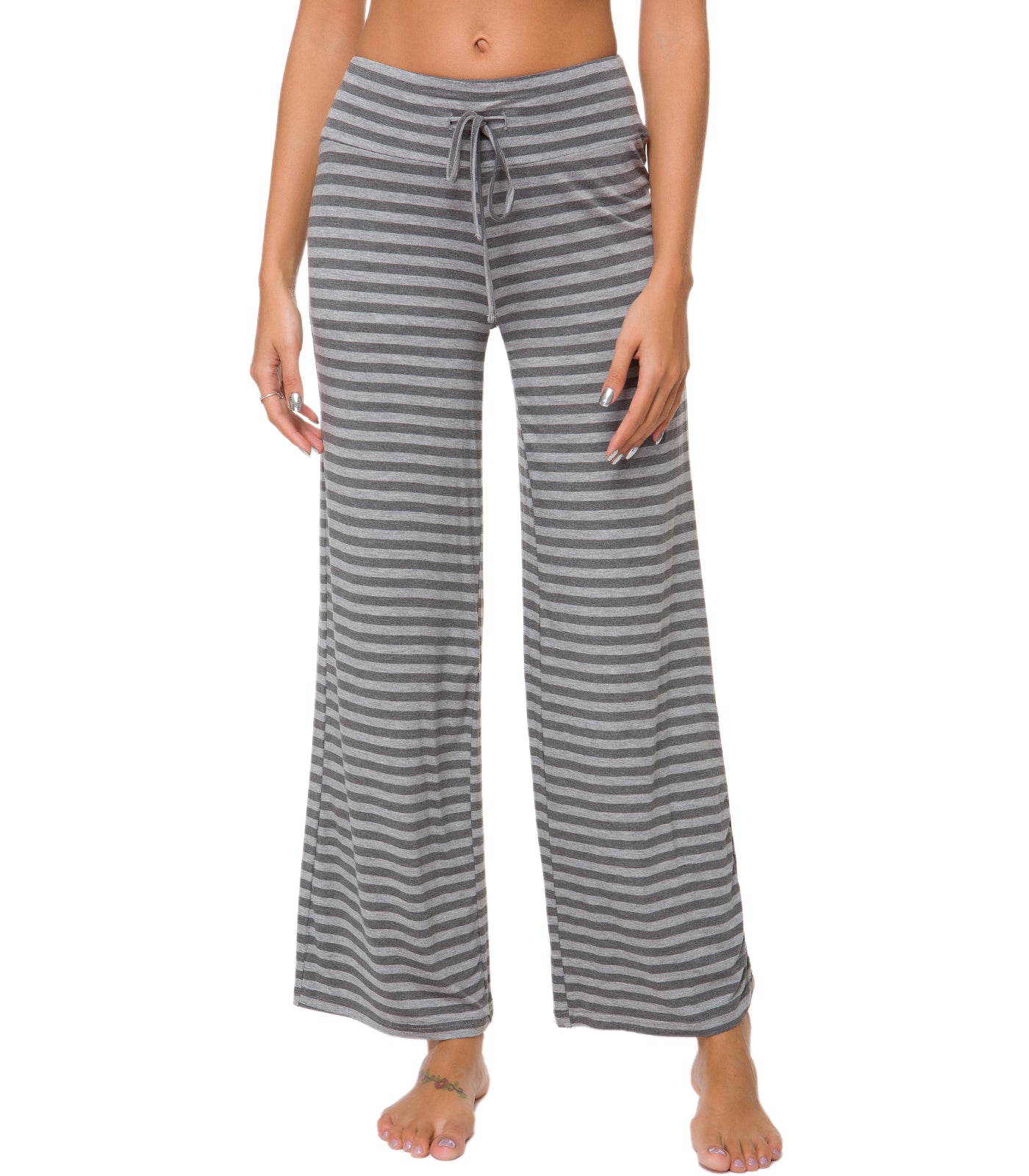 WiWi Women's Bamboo Lounge Wide Leg Pajama Pants