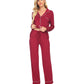 WiWi Pajamas Set Long Sleeve Nightwear Loungewear