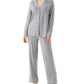 WiWi Pajamas Set Long Sleeve Nightwear Loungewear