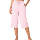 WiWi Womens Bamboo Comfy Capri Pants