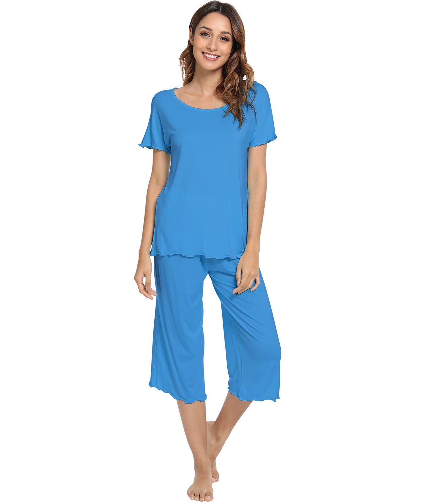 WiWi Women's Soft Bamboo Pajama Set