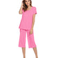WiWi Women's Soft Bamboo Pajama Set