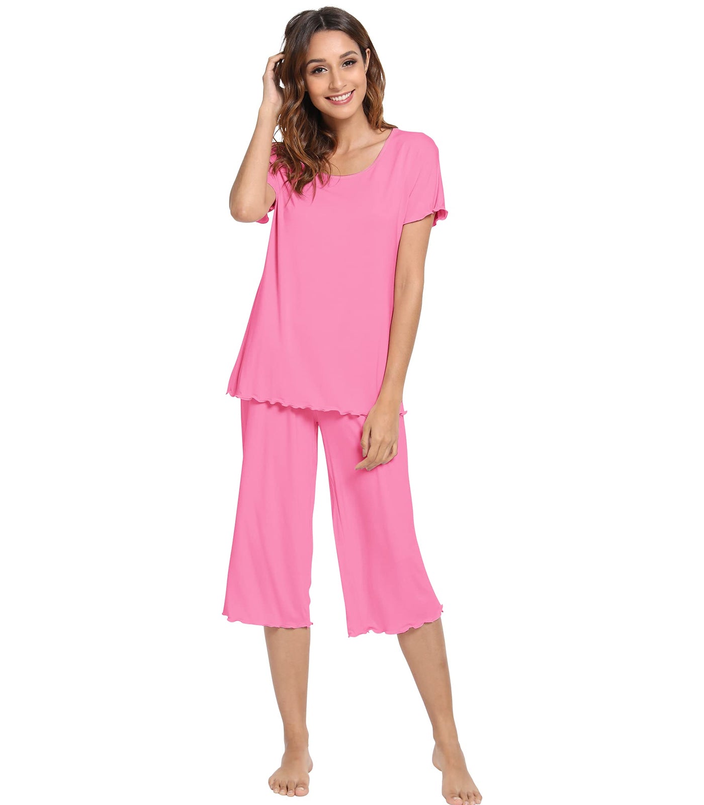 WiWi Women's Soft Bamboo Pajama Set