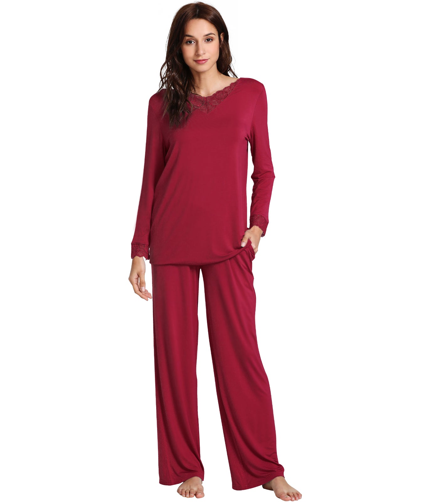 WiWi Bamboo Soft Pajamas Sets for Women