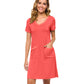 WiWi Soft Bamboo Sleep Shirts with Pockets