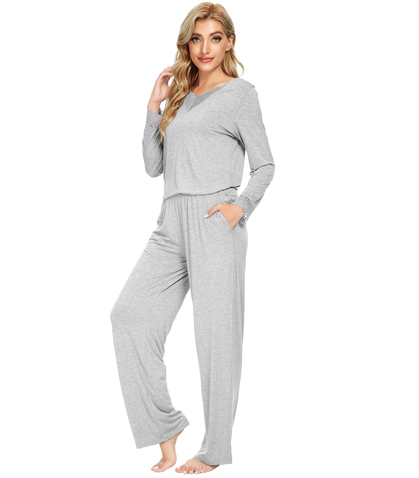 WiWi Bamboo Soft Pajamas Sets for Women