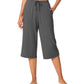 WiWi Womens Bamboo Comfy Capri Pants