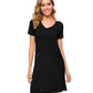 WiWi Soft Bamboo Sleep Shirts with Pockets