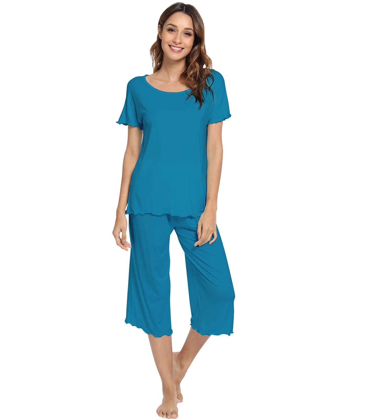 WiWi Women's Soft Bamboo Pajama Set