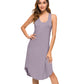 WiWi Soft Bamboo Sleeveless Nightgowns for Women
