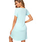 WiWi Womens Soft Short Sleeve Nightgowns