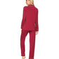 WiWi Pajamas Set Long Sleeve Nightwear Loungewear