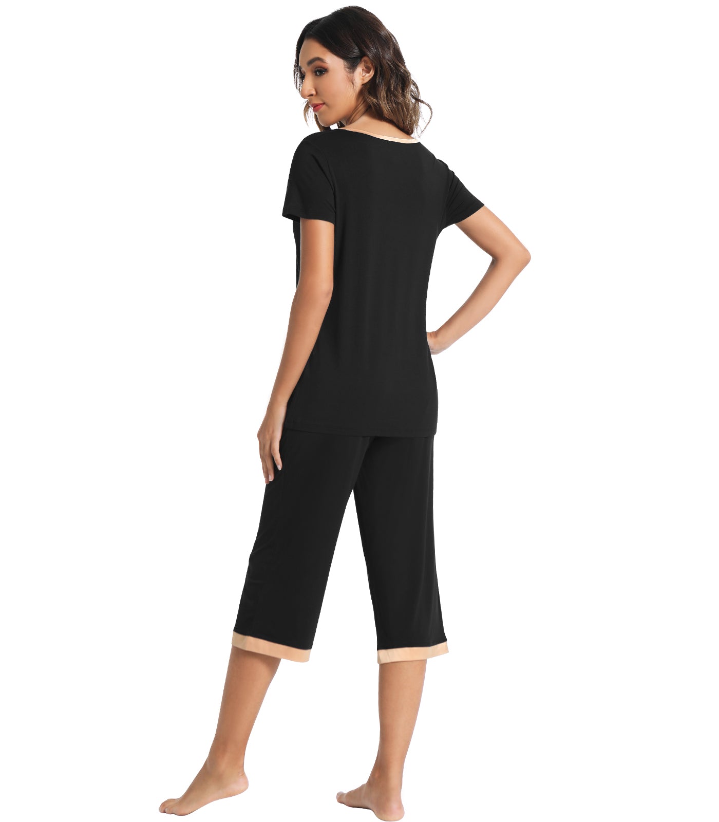 WiWi Bamboo Capri Pajamas for Women