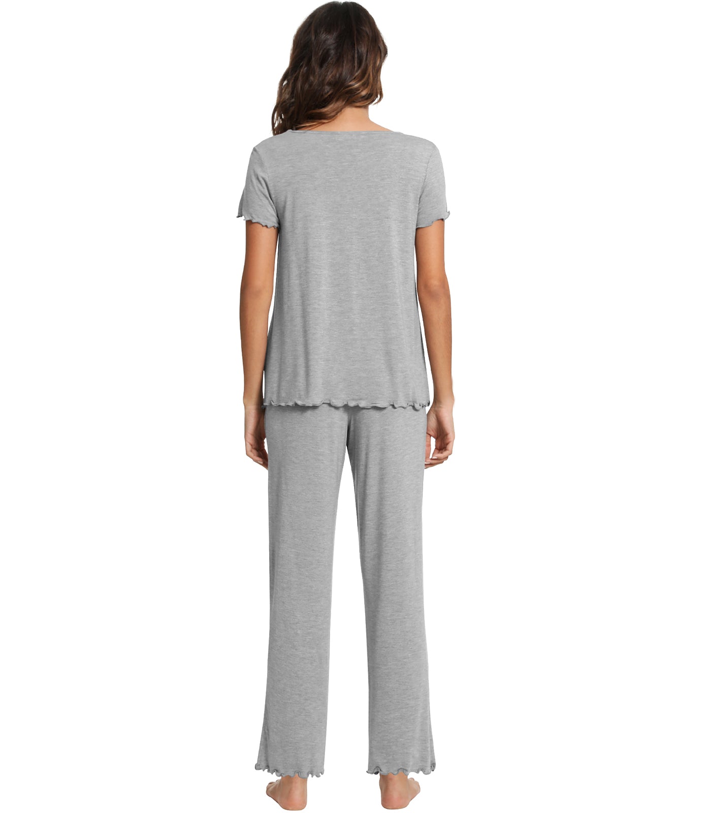 WiWi Womens Bamboo Pajamas Set