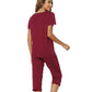 WiWi V-neck Bamboo Pajamas for Women