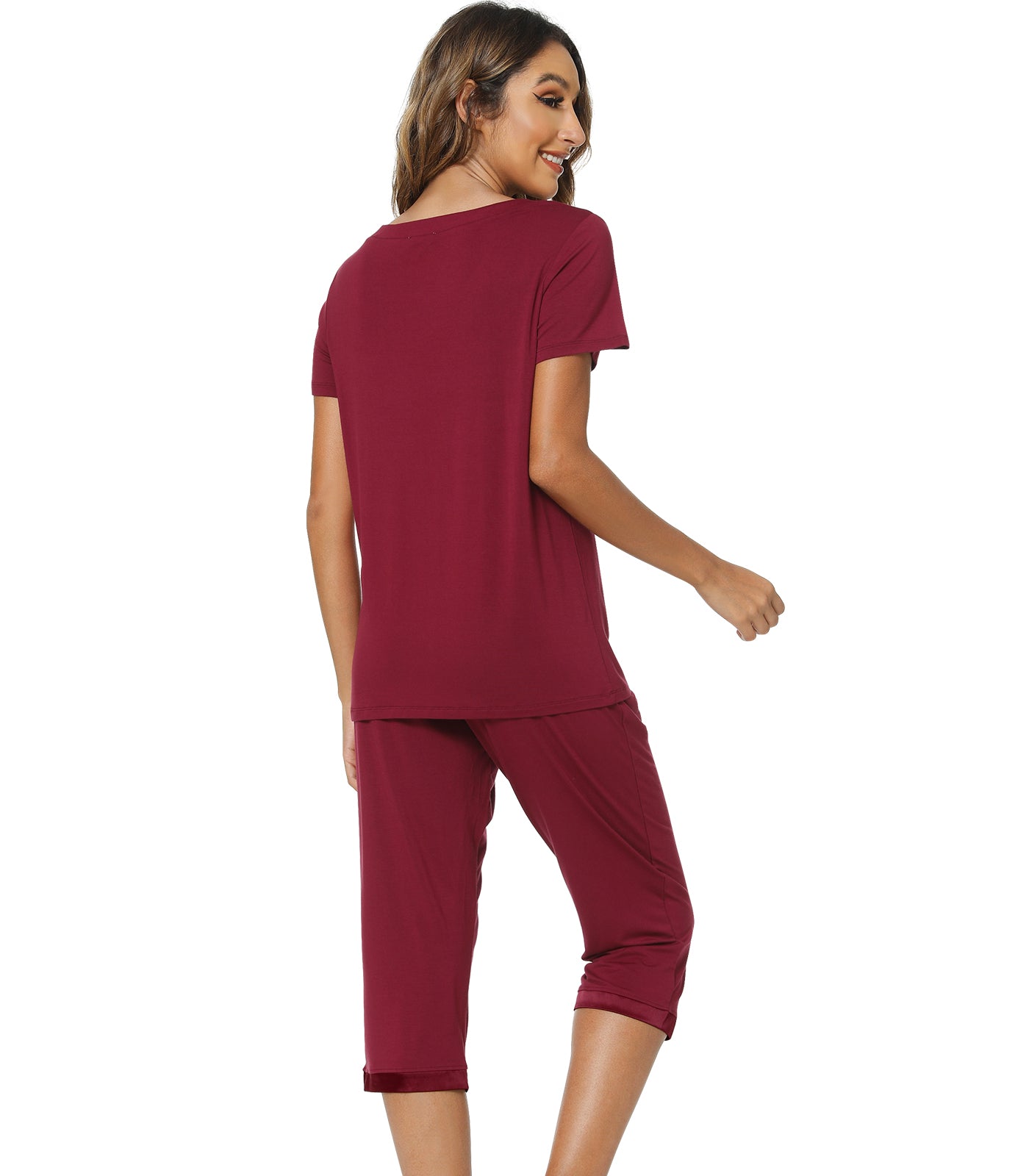 WiWi V-neck Bamboo Pajamas for Women