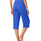 WiWi Womens Bamboo Comfy Capri Pants