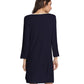 WiWi Nightgowns Soft Long Sleeve Nightshirts