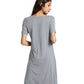 WiWi Womens Soft Short Sleeve Nightgowns