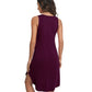 WiWi Womens Scoop Neck Sleeveless Nightgowns