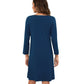 WiWi Soft Long Sleeve Nightshirts for women