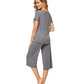 WiWi Women's Soft Bamboo Pajama Set