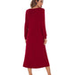WiWi Nightgowns for Women Soft Long Sleeve Nightshirts