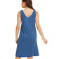 WiWi Bamboo Sleeveless Nightgown for Women