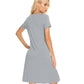 WiWi Nightgowns Button Down Nightshirt