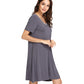 WiWi Nightgowns for Women Short Sleeve Sleepwear