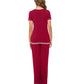 WiWi Womens Short Sleeves Pajamas Set