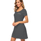 WiWi Womens Soft Short Sleeve Nightgowns