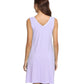 WiWi Women's Bamboo Sleeveless Soft Nightgown