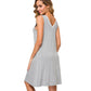 WiWi Women's Bamboo Sleeveless Soft Nightgown