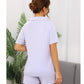 WiWi Pajamas Set Soft  Button Down Pj Lounge Sets