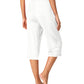 WiWi Womens Bamboo Comfy Capri Pants