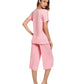 WiWi Women's Soft Bamboo Pajama Set