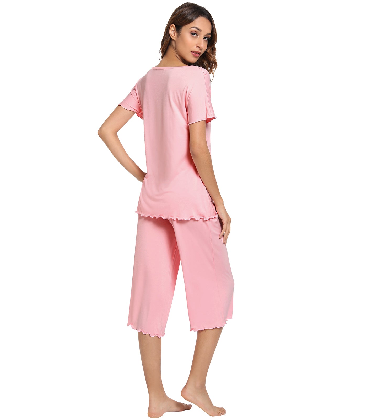 WiWi Women's Soft Bamboo Pajama Set