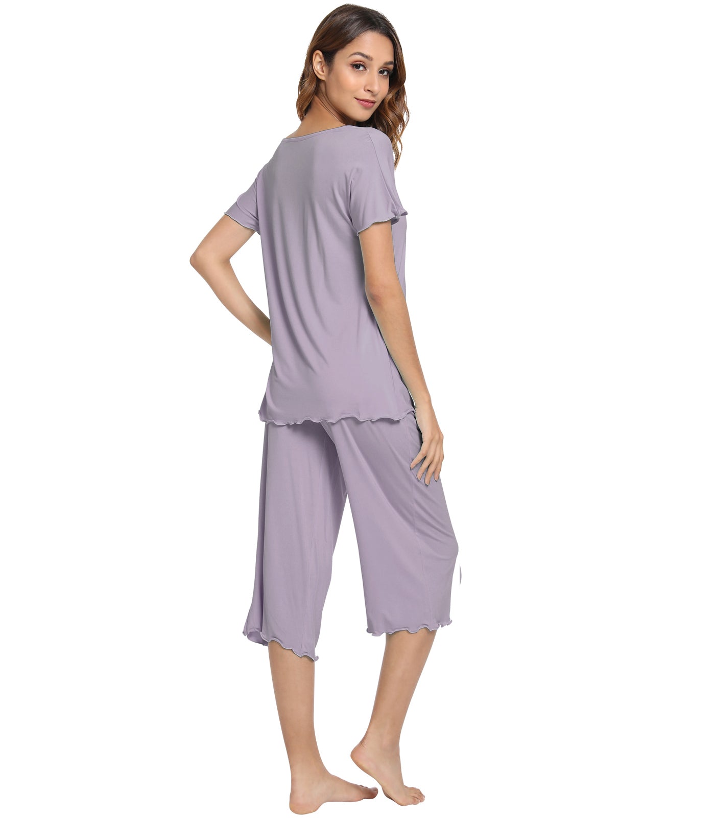 WiWi Women's Soft Bamboo Pajama Set