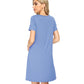 WiWi V-neck Soft Bamboo Nightgowns for Women