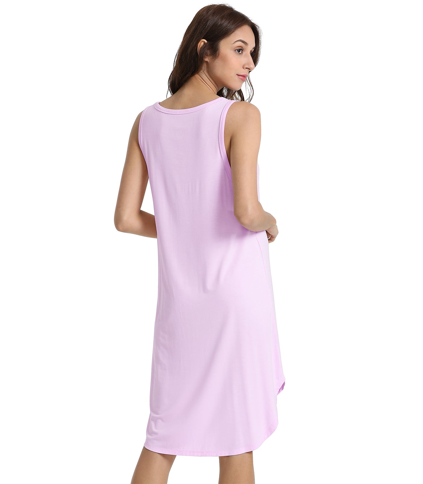 WiWi Womens Scoop Neck Sleeveless Nightgowns
