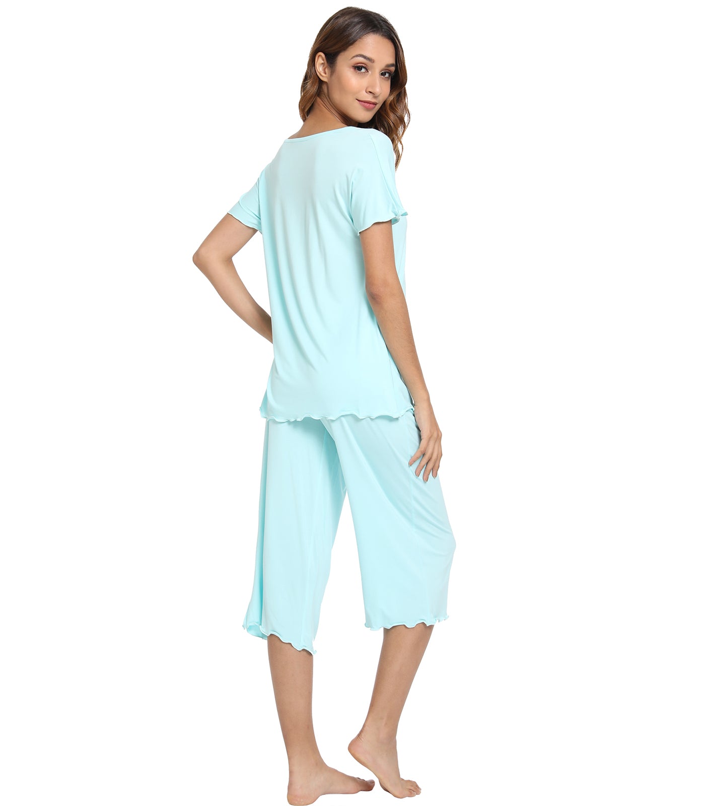 WiWi Women's Soft Bamboo Pajama Set