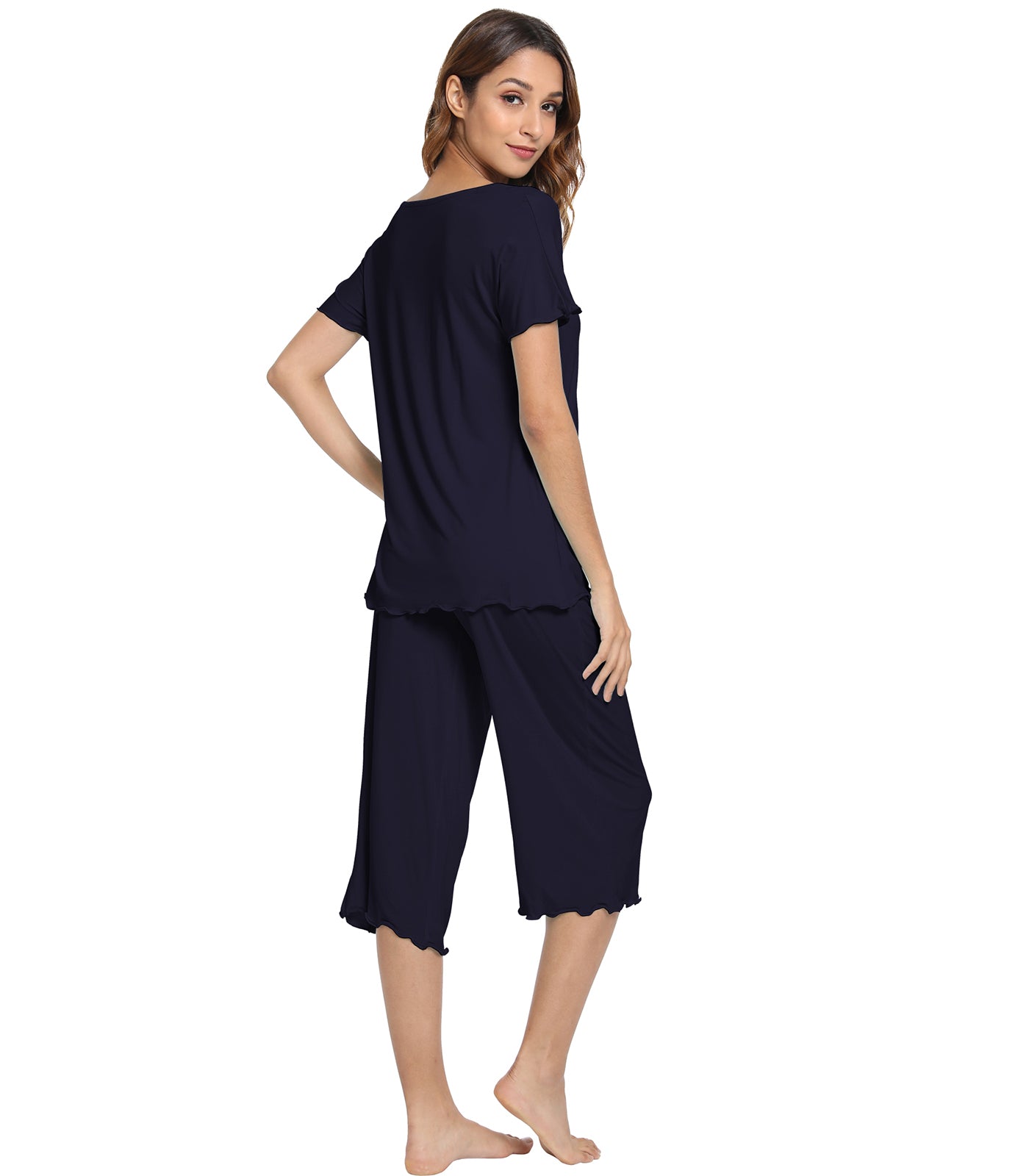 WiWi Women's Soft Bamboo Pajama Set