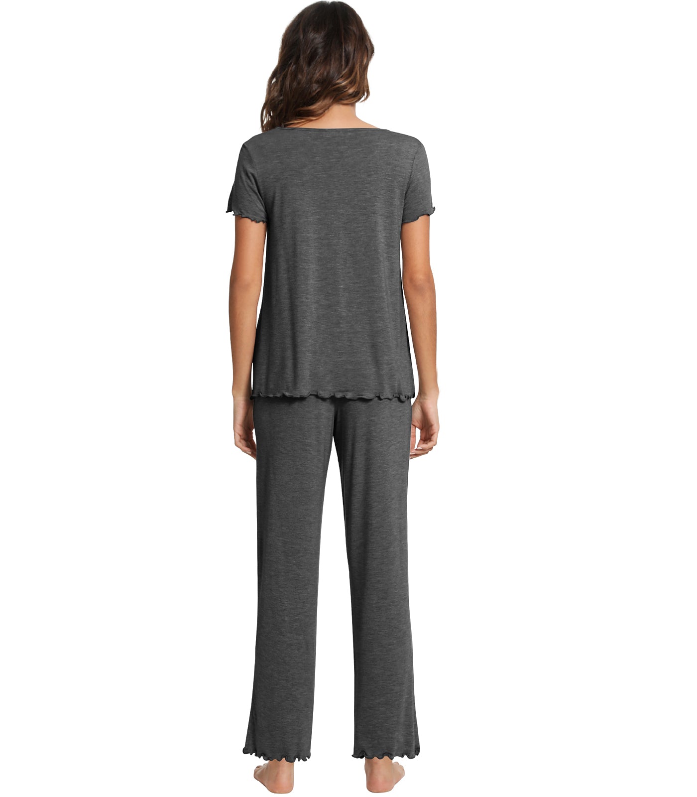 WiWi Womens Bamboo Pajamas Set