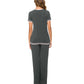 WiWi Womens Short Sleeves Pajamas Set